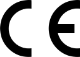 Logo norme CE Communauté Européenne